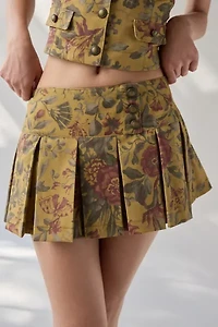 UO Feeling Naughties Tailored Vest Top + Pleated Skort 2-Piece Set