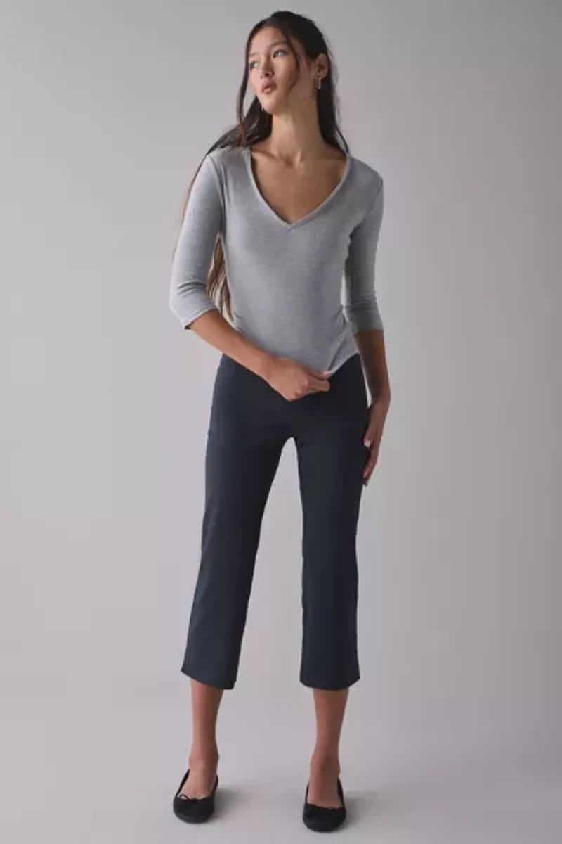 BDG Vee Neck 3/4 Sleeve Spill The Tee