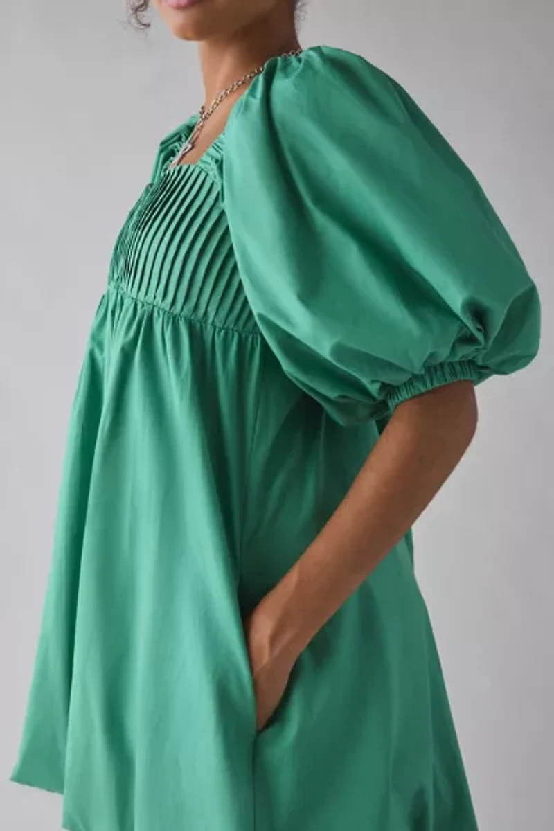 Sister Jane Esperalda Puff Sleeve Babydoll Mini Dress