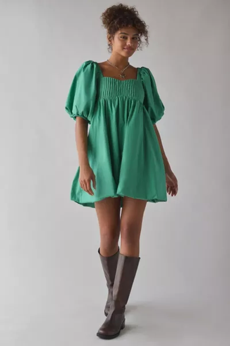 Sister Jane Esperalda Puff Sleeve Babydoll Mini Dress