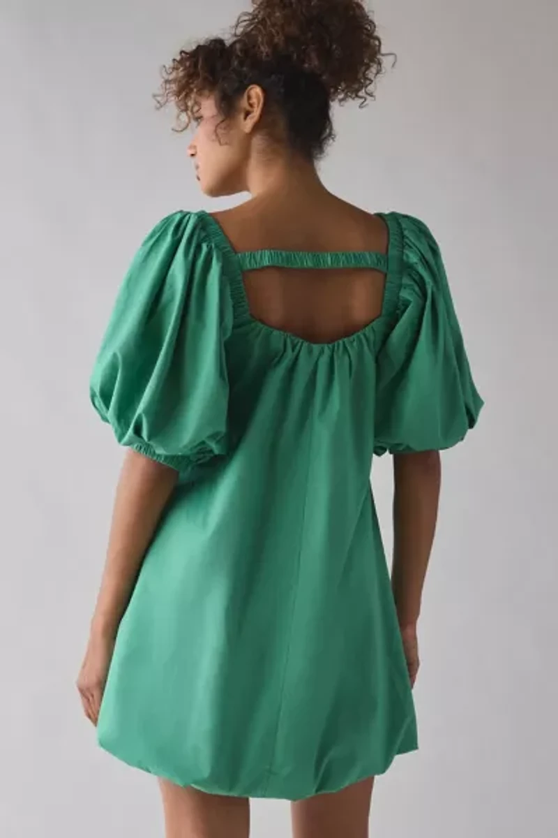 Sister Jane Esperalda Puff Sleeve Babydoll Mini Dress