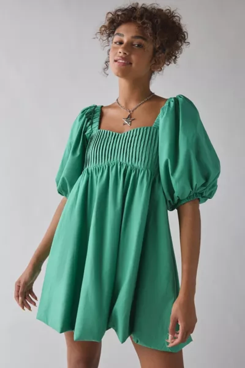 Sister Jane Esperalda Puff Sleeve Babydoll Mini Dress