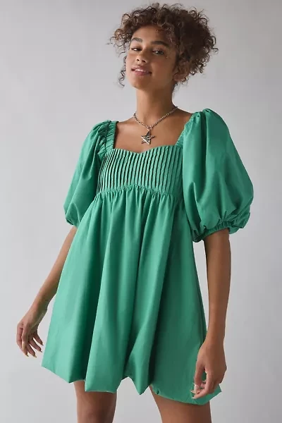 Sister Jane Esperalda Puff Sleeve Babydoll Mini Dress