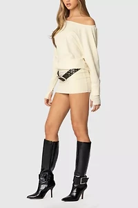 Edikted Venice Open Back Mini Dress