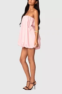 Edikted Met Strapless Bubble Mini Dress