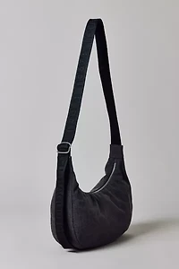 BAGGU Medium Denim Crescent Bag
