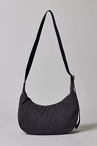BAGGU Medium Denim Crescent Bag