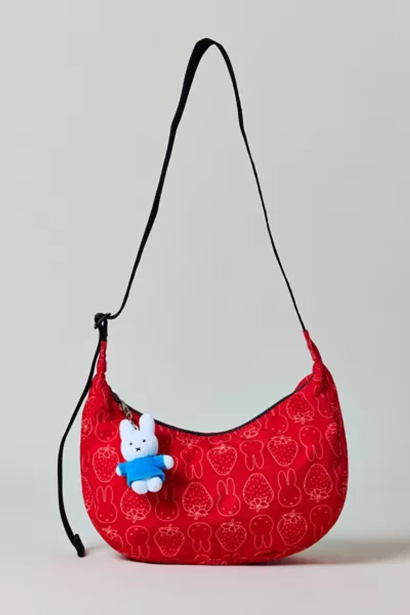 BAGGU & Miffy UO Exclusive Medium Nylon Crescent Bag