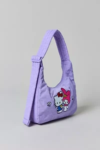 BAGGU X Hello Kitty And Friends Embroidered Hello Kitty & My Melody Mini Nylon Shoulder Bag