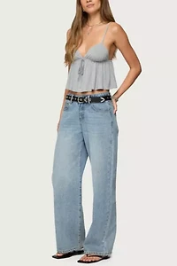 Edikted Sunrise Babydoll Tank Top