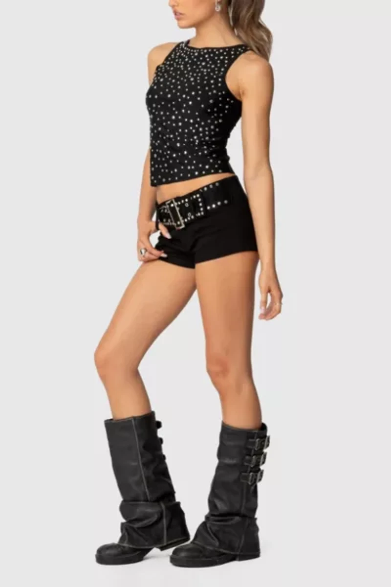 Edikted Alexandra Studded Top