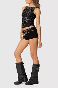 Edikted Alexandra Studded Top
