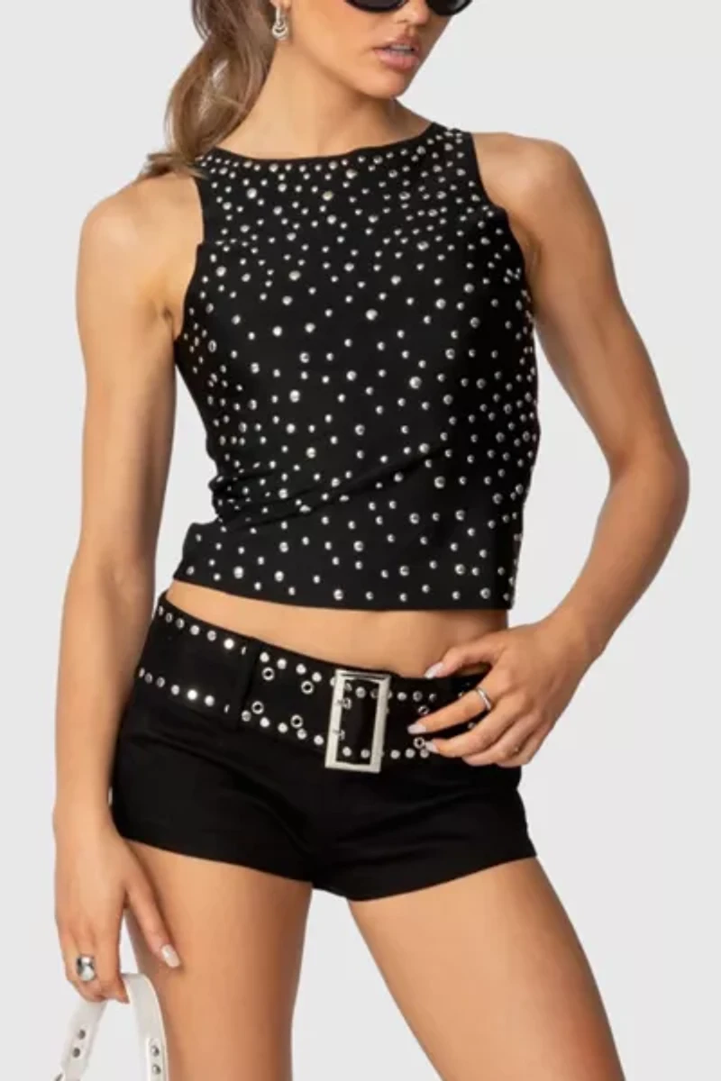 Edikted Alexandra Studded Top