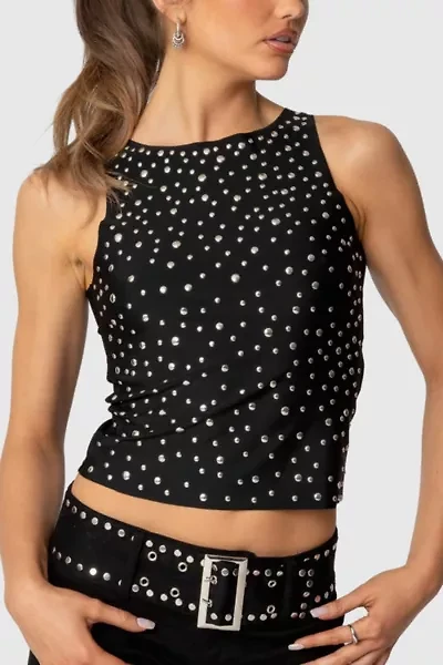 Edikted Alexandra Studded Top