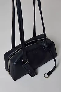 BAGGU Small Recycled Leather Bowler Bag