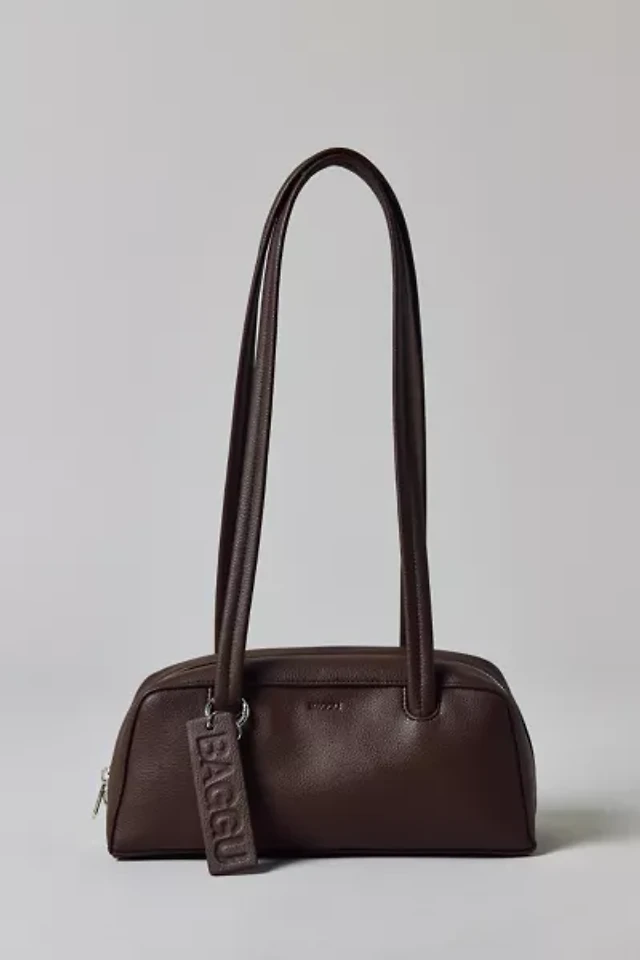 baggu leather backpack saddle BAGGU Mini Recycled Leather Shoulder Bag