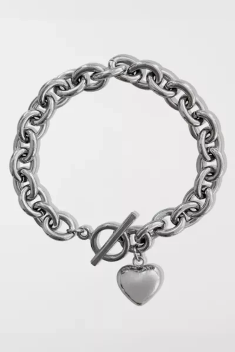 Five Fourty Nine Be Mine Heart Toggle Bracelet