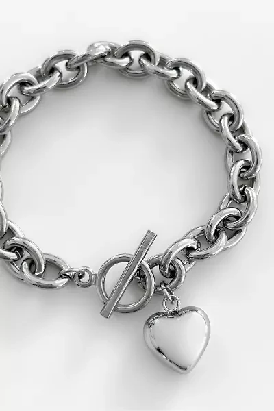 Five Fourty Nine Be Mine Heart Toggle Bracelet
