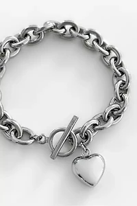 Five Fourty Nine Be Mine Heart Toggle Bracelet