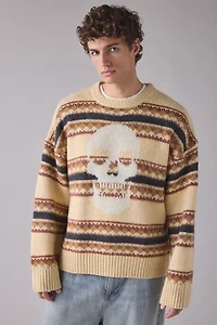 The Ragged Priest Fairisle Knit Crew Neck Sweater