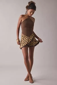 Kimchi Blue Lovers Lane Layered Wrap Mini Skirt