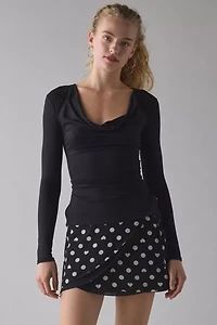 Kimchi Blue Lovers Lane Layered Wrap Mini Skort