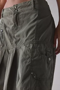 BDG Kelli Cadet Cargo Knee-Length Skirt