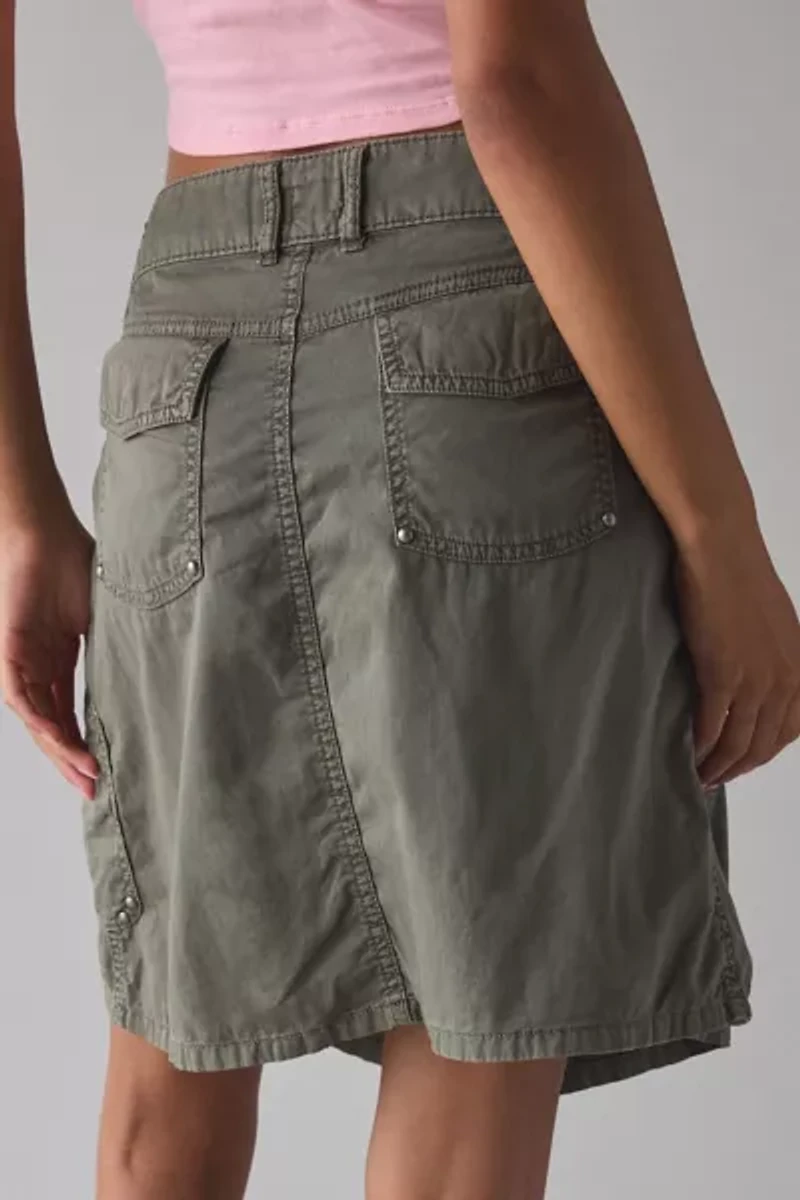 BDG Kelli Cadet Cargo Knee-Length Skirt
