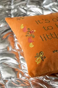 Chipotle UO Exclusive Extra Velvet Embroidered Throw Pillow