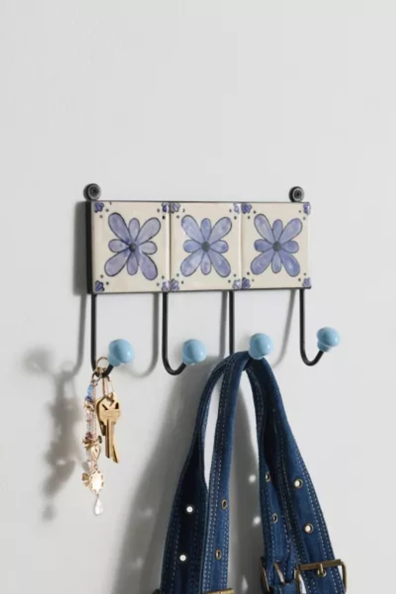 Multi Ceramic Tile Wall Hook