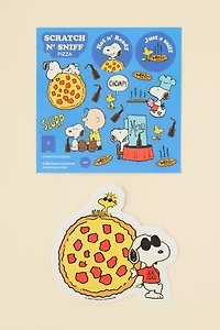 PIPSTICKS Peanuts Hot Pizza Scratch 'N Sniff Scented Sticker Set