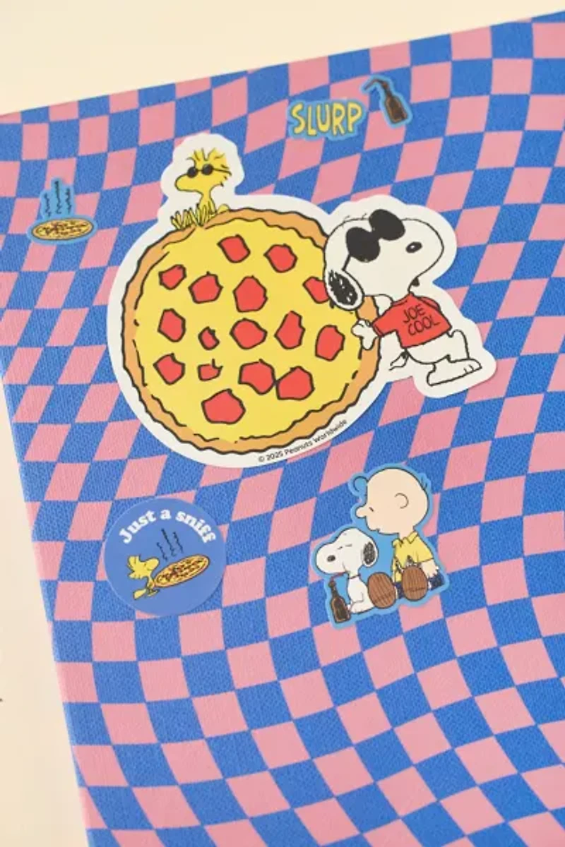 PIPSTICKS Peanuts Hot Pizza Scratch 'N Sniff Scented Sticker Set