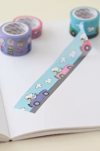 PIPSTICKS Peanuts Snoopy & Woodstock On The Road Washi Tape
