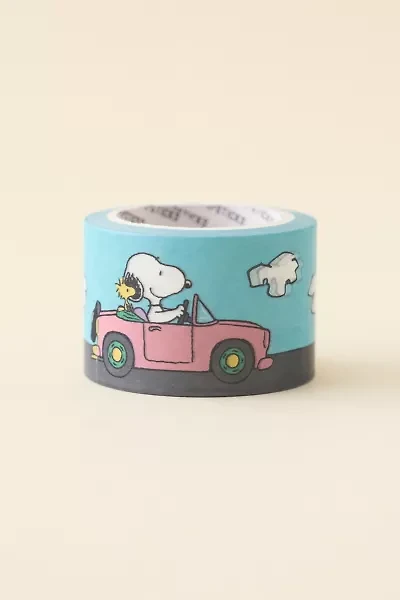 PIPSTICKS Peanuts Snoopy & Woodstock On The Road Washi Tape
