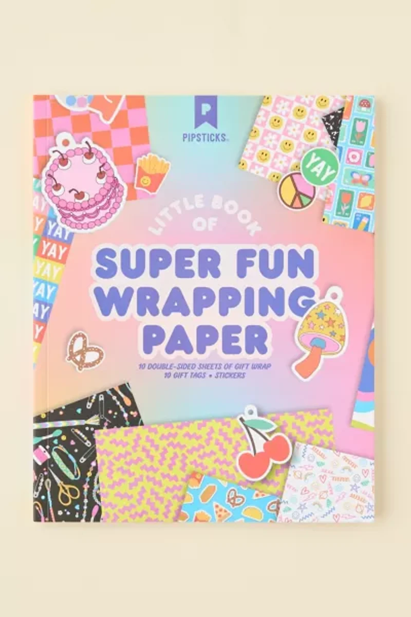PIPSTICKS Fun & Festive Wrapping Paper Book