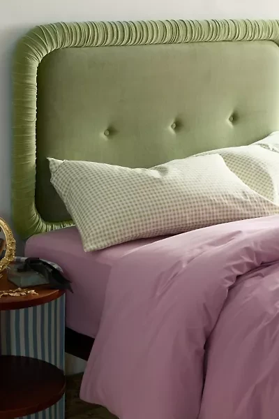 Jane Velvet Upholstered Floating Headboard