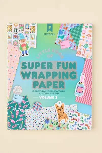 PIPSTICKS Pattern Play Wrapping Paper Book