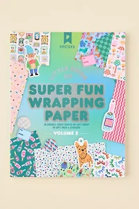 PIPSTICKS Pattern Play Wrapping Paper Book