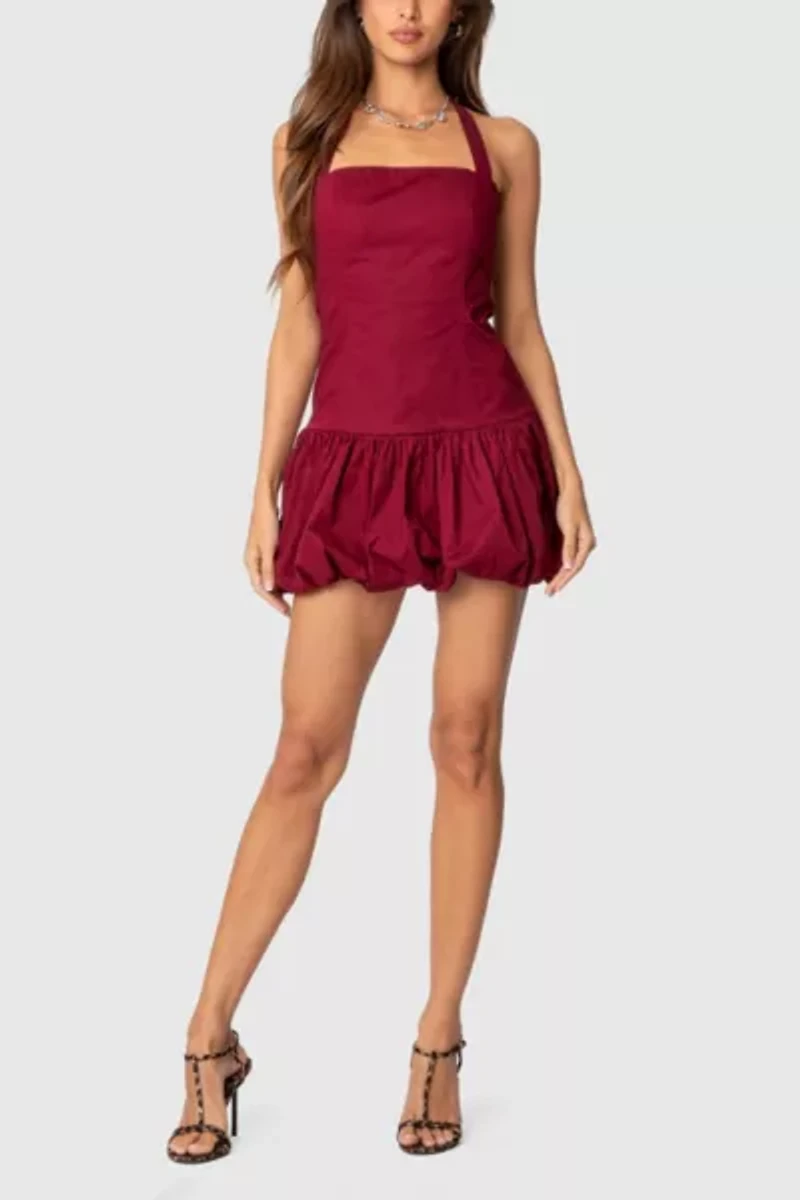 Edikted Bryn Bubble Skirt Mini Dress