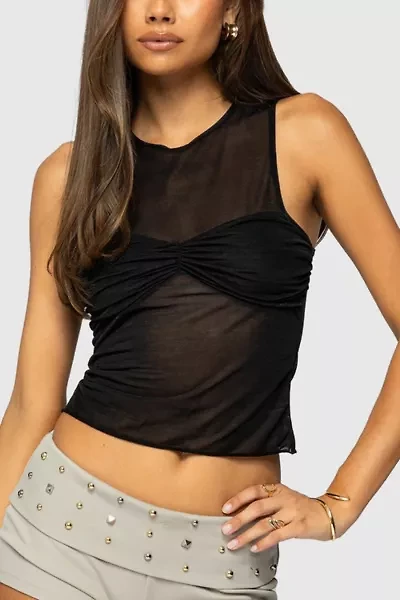Edikted Erica Sheer Gathered Top