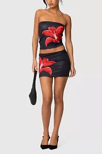 Edikted Tiger Blossom Tube Top