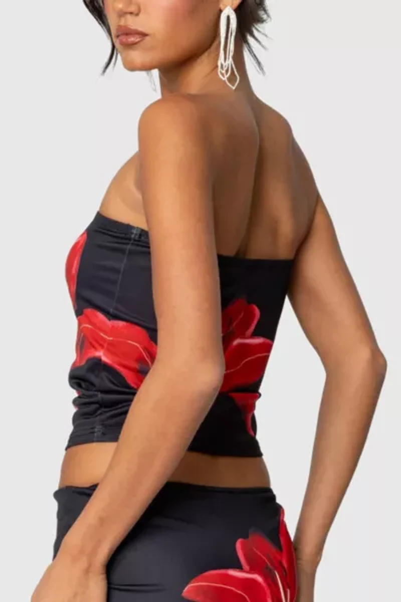Edikted Tiger Blossom Tube Top