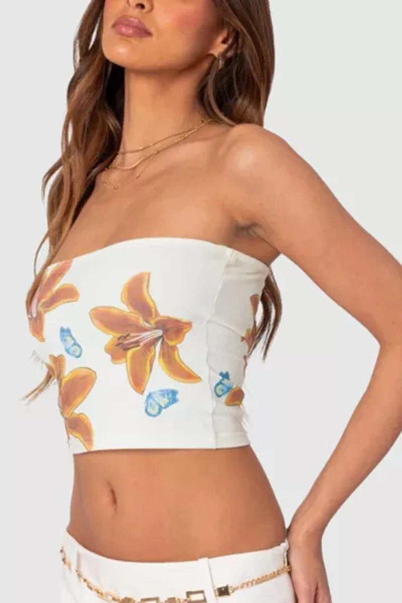 Edikted Tigerlily Tube Top