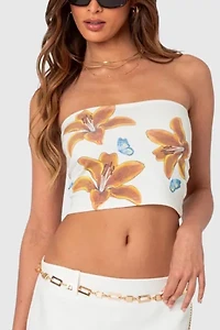 Edikted Tigerlily Tube Top