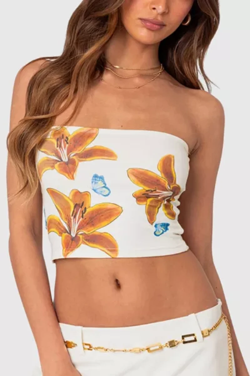 Edikted Tigerlily Tube Top