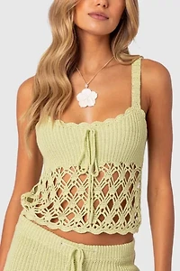 Edikted Danika Crochet Top