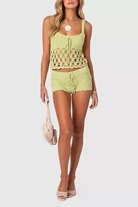 Edikted Danika Crochet Top