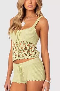 Edikted Danika Crochet Top