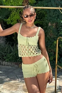 Edikted Danika Crochet Top