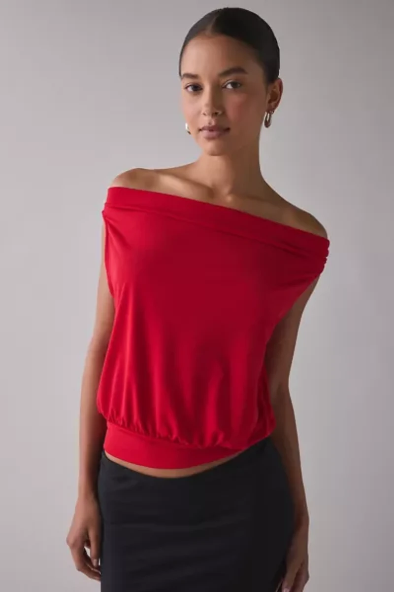 UO Sneaky Link Off-The-Shoulder Crop Top